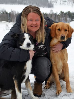 Josefin Carlsson med Nix och Yim