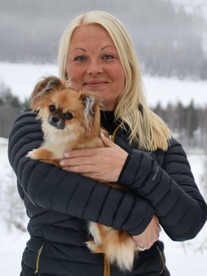 Tove Sjöberg med Inez